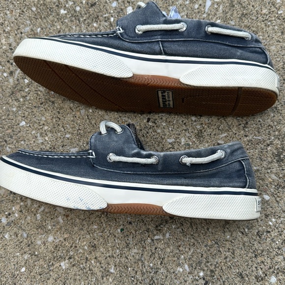 Men’s Sperry Halyard Two Eye Salt Washed Boat Shoe Size 8.5 main image 4